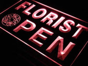 Flowers Florist Open LED Light Sign - LED Gift Works