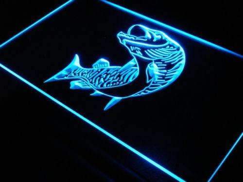 Fly Fishing Fish LED Light Sign - LED Gift Works
