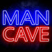 Large Text Man Cave Ultra-Bright LED Sign with Remote (Neon-Style, LED Technology) - Way Up Gifts