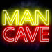 Large Text Man Cave Ultra-Bright LED Sign with Remote (Neon-Style, LED Technology) - Way Up Gifts