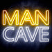 Large Text Man Cave Ultra-Bright LED Sign with Remote (Neon-Style, LED Technology) - Way Up Gifts