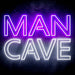 Large Text Man Cave Ultra-Bright LED Sign with Remote (Neon-Style, LED Technology) - Way Up Gifts