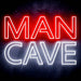 Large Text Man Cave Ultra-Bright LED Sign with Remote (Neon-Style, LED Technology) - Way Up Gifts