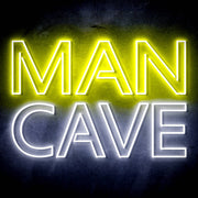 Large Text Man Cave Ultra-Bright LED Sign with Remote (Neon-Style, LED Technology) - LED Gift Works
