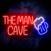 The Man Cave Ultra-Bright LED Sign with Remote (Neon-Style, LED Technology) - Way Up Gifts