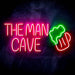 The Man Cave Ultra-Bright LED Sign with Remote (Neon-Style, LED Technology) - Way Up Gifts