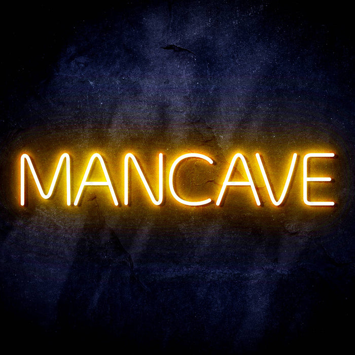 Man Cave Ultra-Bright LED Sign with Remote (Neon-Style, LED Technology) - Way Up Gifts