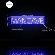 Man Cave Ultra-Bright LED Sign with Remote (Neon-Style, LED Technology) - LED Gift Works