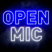 Open Mic Ultra-Bright LED Sign with Remote (Neon-Style, LED Technology) - LED Gift Works