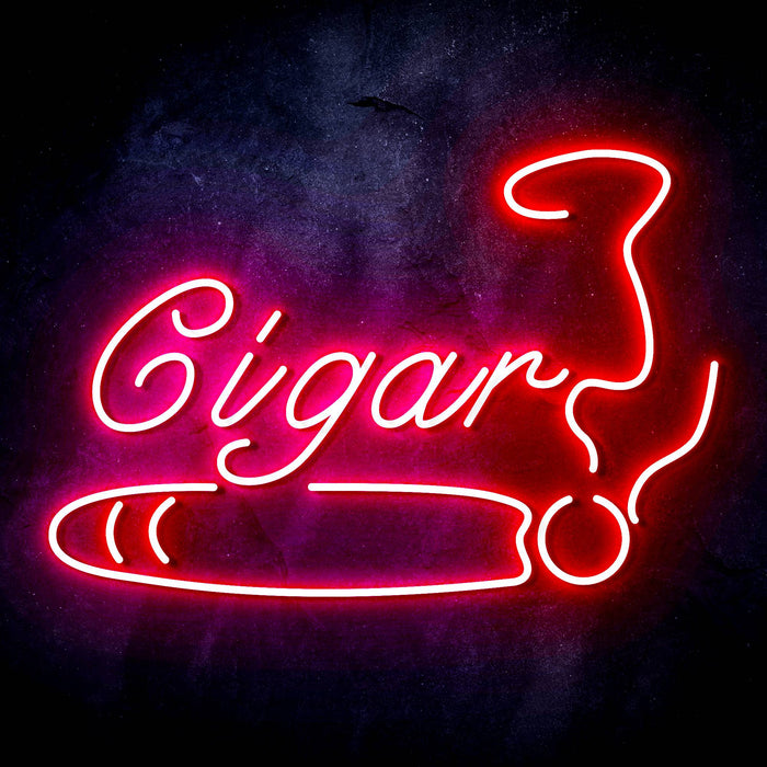 Cigar Tobacco Ultra-Bright LED Sign with Remote (Neon-Style, LED Technology) - Way Up Gifts
