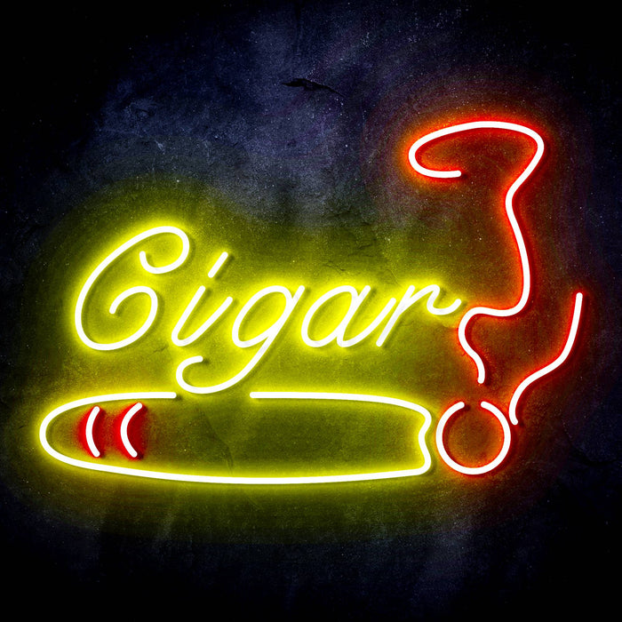 Cigar Tobacco Ultra-Bright LED Sign with Remote (Neon-Style, LED Technology) - Way Up Gifts
