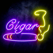Cigar Tobacco Ultra-Bright LED Sign with Remote (Neon-Style, LED Technology) - LED Gift Works
