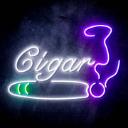 Cigar Tobacco Ultra-Bright LED Sign with Remote (Neon-Style, LED Technology) - LED Gift Works