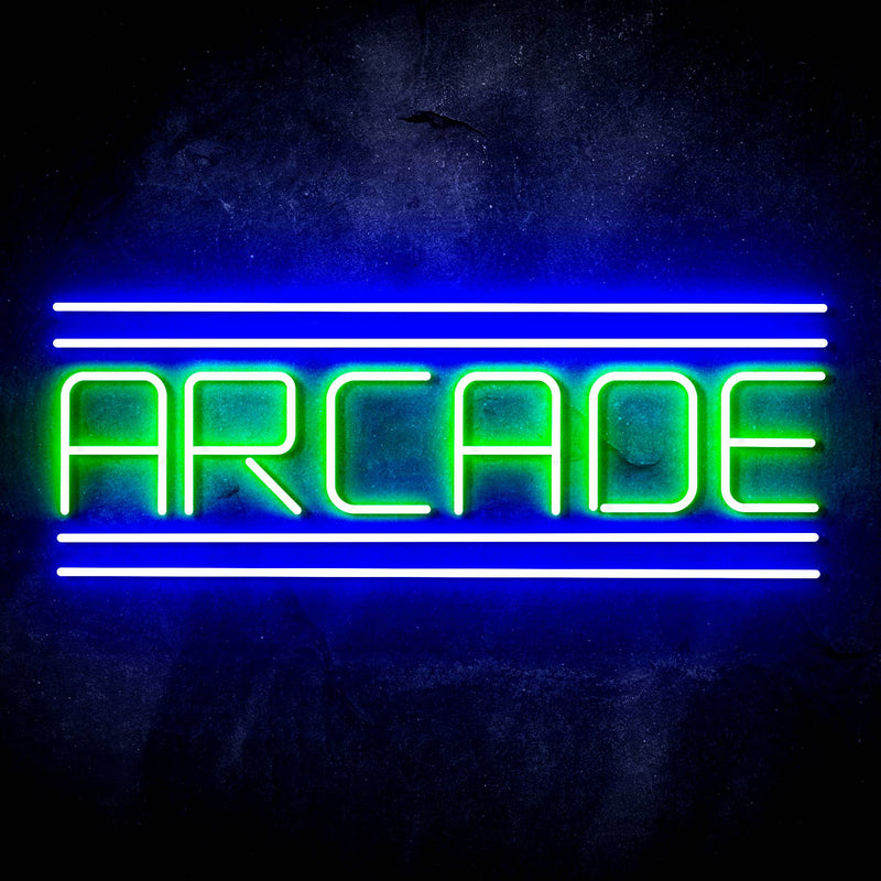 Arcade Ultra-Bright LED Sign with Remote (Neon-Style, LED Technology) - LED Gift Works