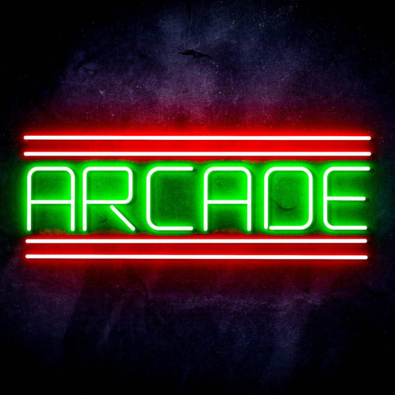 Arcade Ultra-Bright LED Sign with Remote (Neon-Style, LED Technology) - LED Gift Works