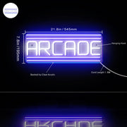 Arcade Ultra-Bright LED Sign with Remote (Neon-Style, LED Technology) - LED Gift Works