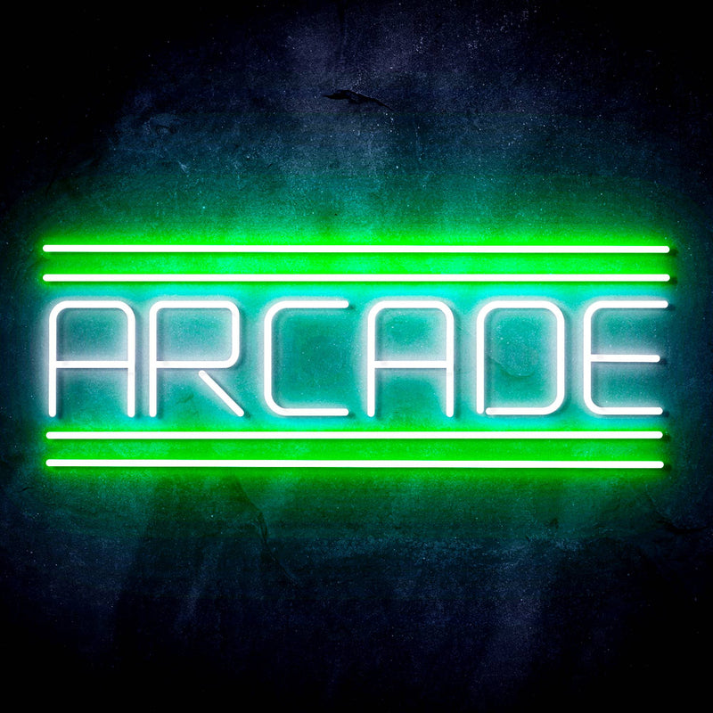 Arcade Ultra-Bright LED Sign with Remote (Neon-Style, LED Technology) - LED Gift Works