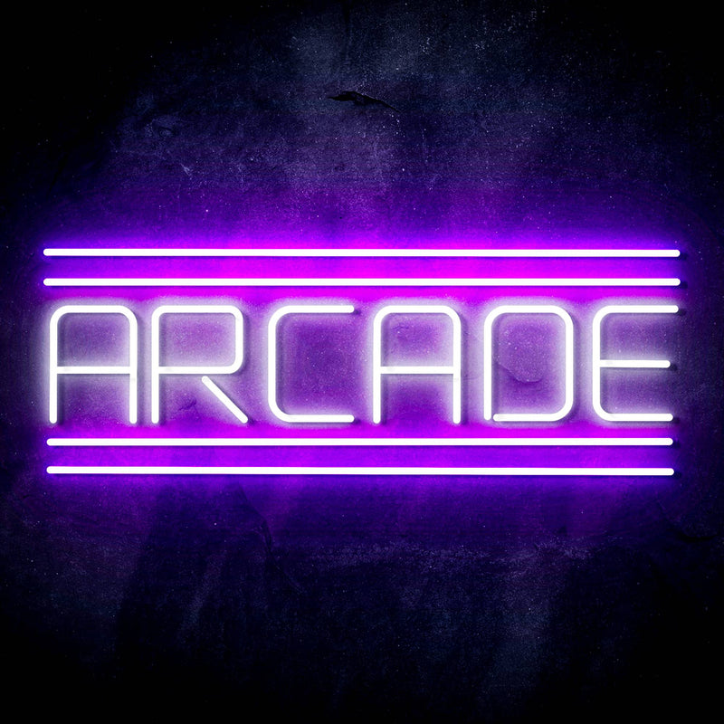 Arcade Ultra-Bright LED Sign with Remote (Neon-Style, LED Technology) - LED Gift Works