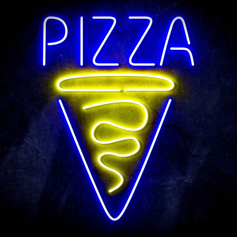 Pizza Slice Ultra-Bright LED Sign with Remote (Neon-Style, LED Technology) - LED Gift Works