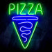 Pizza Slice Ultra-Bright LED Sign with Remote (Neon-Style, LED Technology) - Way Up Gifts