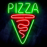 Pizza Slice Ultra-Bright LED Sign with Remote (Neon-Style, LED Technology) - LED Gift Works