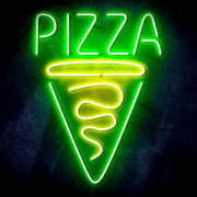Pizza Slice Ultra-Bright LED Sign with Remote (Neon-Style, LED Technology) - LED Gift Works