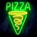 Pizza Slice Ultra-Bright LED Sign with Remote (Neon-Style, LED Technology) - Way Up Gifts