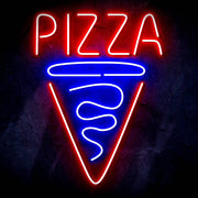 Pizza Slice Ultra-Bright LED Sign with Remote (Neon-Style, LED Technology) - LED Gift Works