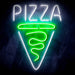 Pizza Slice Ultra-Bright LED Sign with Remote (Neon-Style, LED Technology) - Way Up Gifts