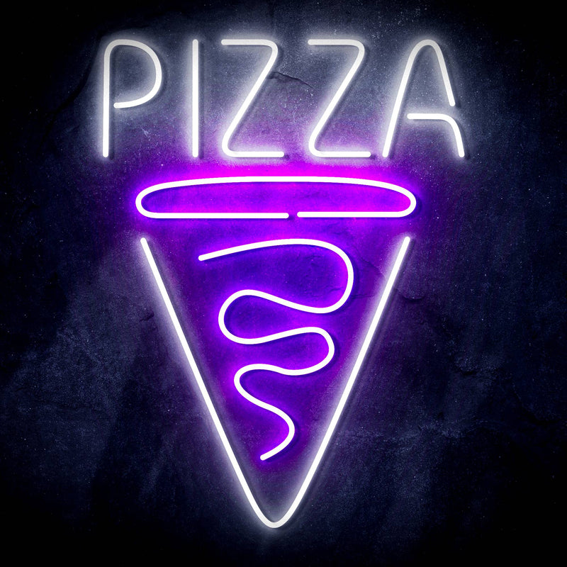 Pizza Slice Ultra-Bright LED Sign with Remote (Neon-Style, LED Technology) - LED Gift Works