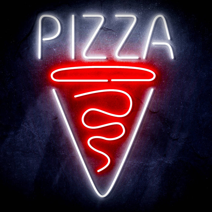 Pizza Slice Ultra-Bright LED Sign with Remote (Neon-Style, LED Technology) - Way Up Gifts