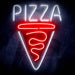 Pizza Slice Ultra-Bright LED Sign with Remote (Neon-Style, LED Technology) - Way Up Gifts
