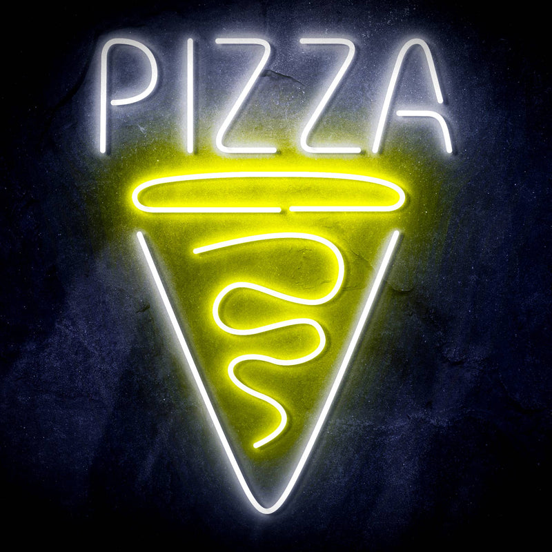 Pizza Slice Ultra-Bright LED Sign with Remote (Neon-Style, LED Technology) - LED Gift Works