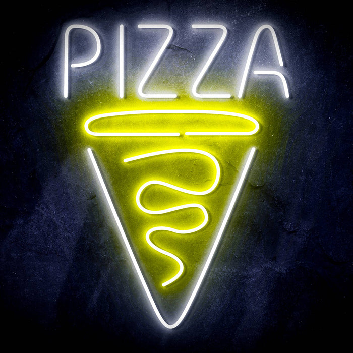 Pizza Slice Ultra-Bright LED Sign with Remote (Neon-Style, LED Technology) - Way Up Gifts