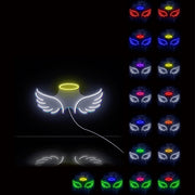Angel Wings and Halo Ultra-Bright LED Sign with Remote (Neon-Style, LED Technology) - LED Gift Works