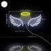 Angel Wings and Halo Ultra-Bright LED Sign with Remote (Neon-Style, LED Technology) - Way Up Gifts