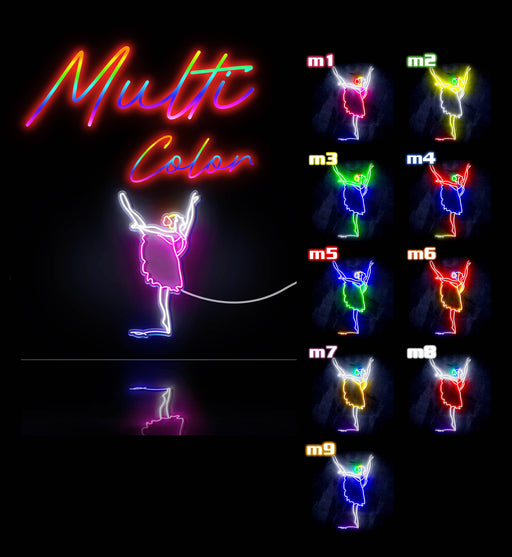 Ballerina Dancer Ultra-Bright LED Sign with Remote (Neon-Style, LED Technology) - LED Gift Works