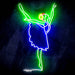 Ballerina Dancer Ultra-Bright LED Sign with Remote (Neon-Style, LED Technology) - Way Up Gifts