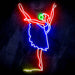 Ballerina Dancer Ultra-Bright LED Sign with Remote (Neon-Style, LED Technology) - Way Up Gifts