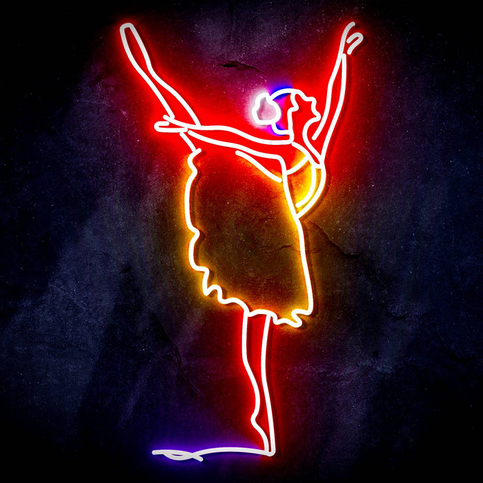 Ballerina Dancer Ultra-Bright LED Sign with Remote (Neon-Style, LED Technology) - Way Up Gifts