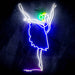 Ballerina Dancer Ultra-Bright LED Sign with Remote (Neon-Style, LED Technology) - Way Up Gifts