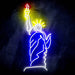The Statue of Liberty Ultra-Bright LED Sign with Remote (Neon-Style, LED Technology) - Way Up Gifts