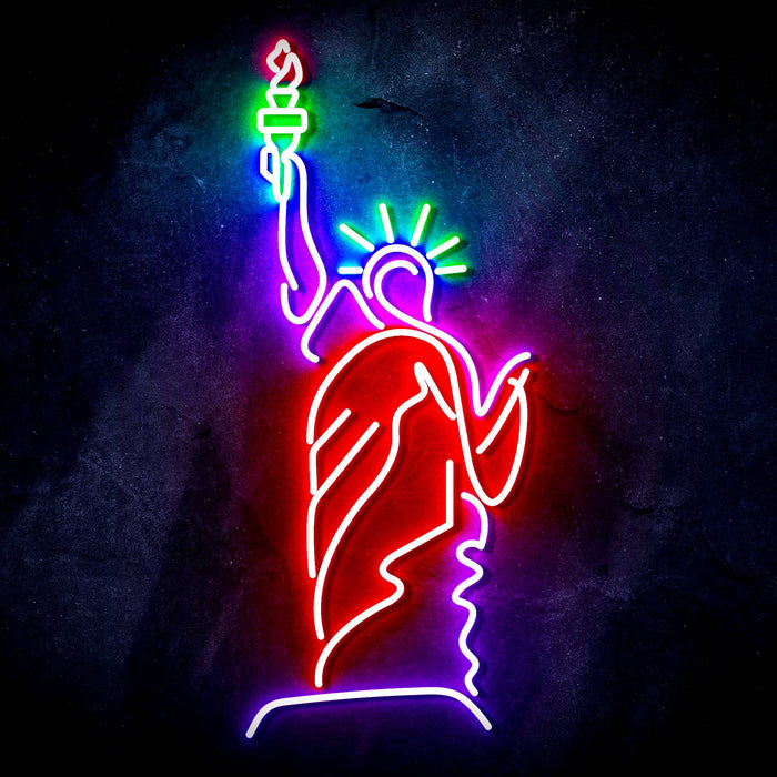 The Statue of Liberty Ultra-Bright LED Sign with Remote (Neon-Style, LED Technology) - Way Up Gifts