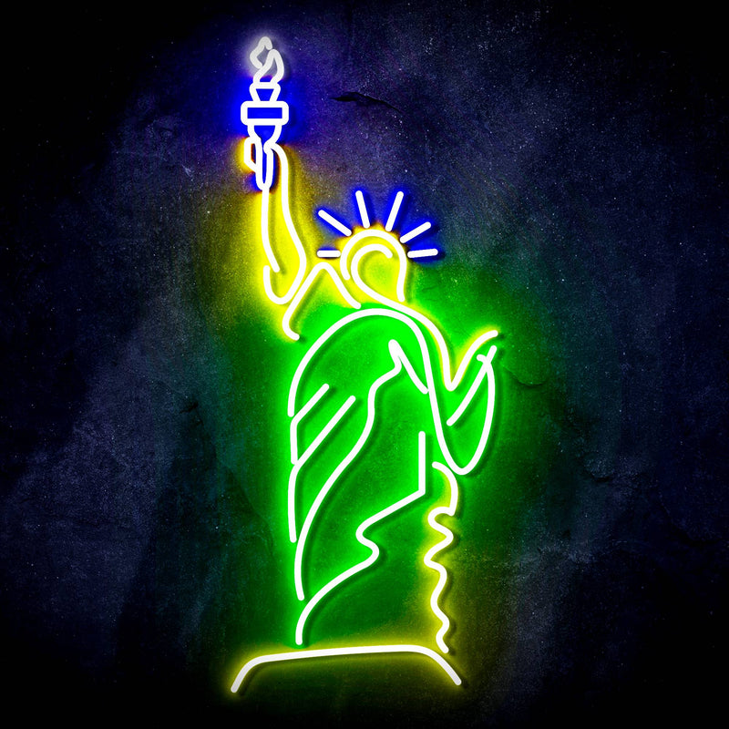 The Statue of Liberty Ultra-Bright LED Sign with Remote (Neon-Style, LED Technology) - LED Gift Works