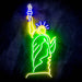 The Statue of Liberty Ultra-Bright LED Sign with Remote (Neon-Style, LED Technology) - Way Up Gifts
