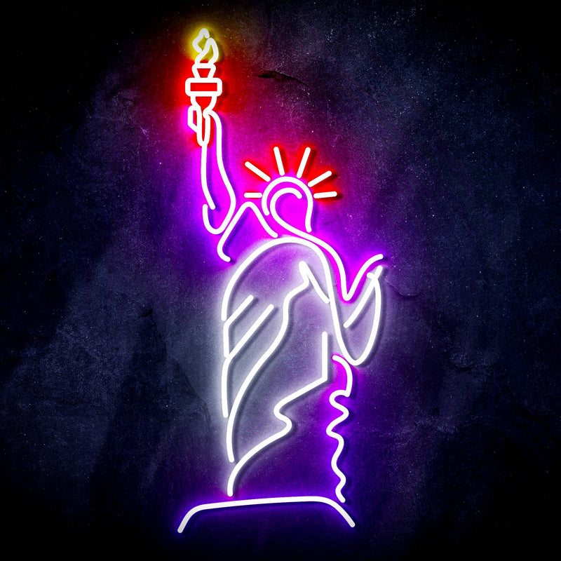 The Statue of Liberty Ultra-Bright LED Sign with Remote (Neon-Style, LED Technology) - LED Gift Works