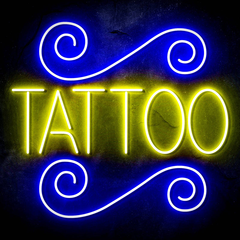 Tattoo Ultra-Bright LED Sign with Remote (Neon-Style, LED Technology) - LED Gift Works
