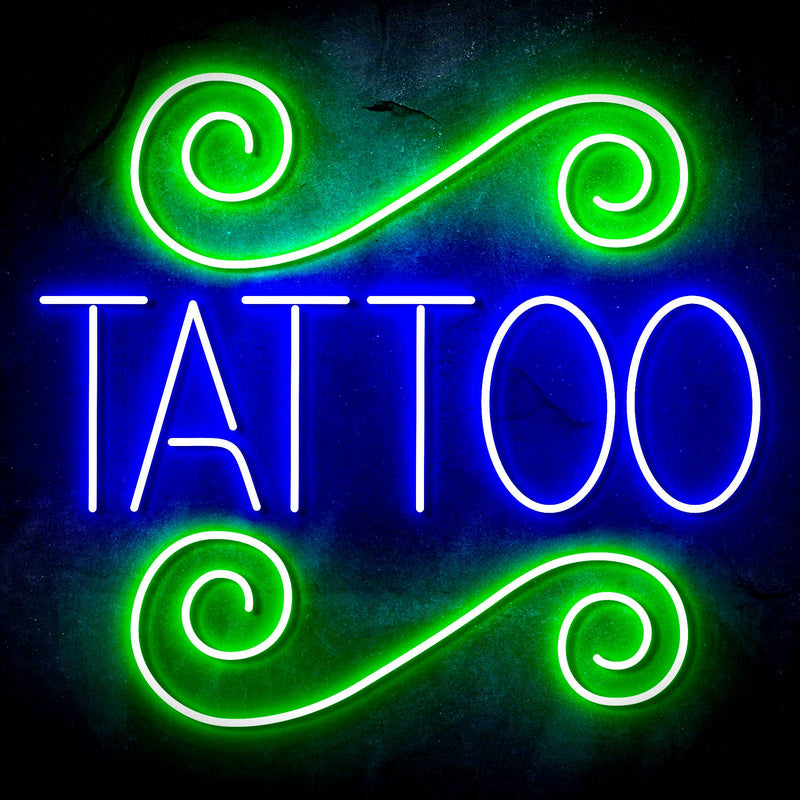 Tattoo Ultra-Bright LED Sign with Remote (Neon-Style, LED Technology) - LED Gift Works