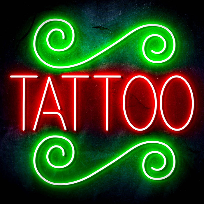 Tattoo Ultra-Bright LED Sign with Remote (Neon-Style, LED Technology) - Way Up Gifts