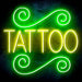 Tattoo Ultra-Bright LED Sign with Remote (Neon-Style, LED Technology) - Way Up Gifts